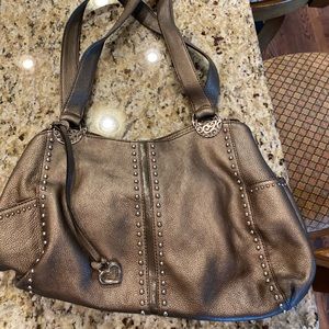Brown/bronze beaded Brighton purse